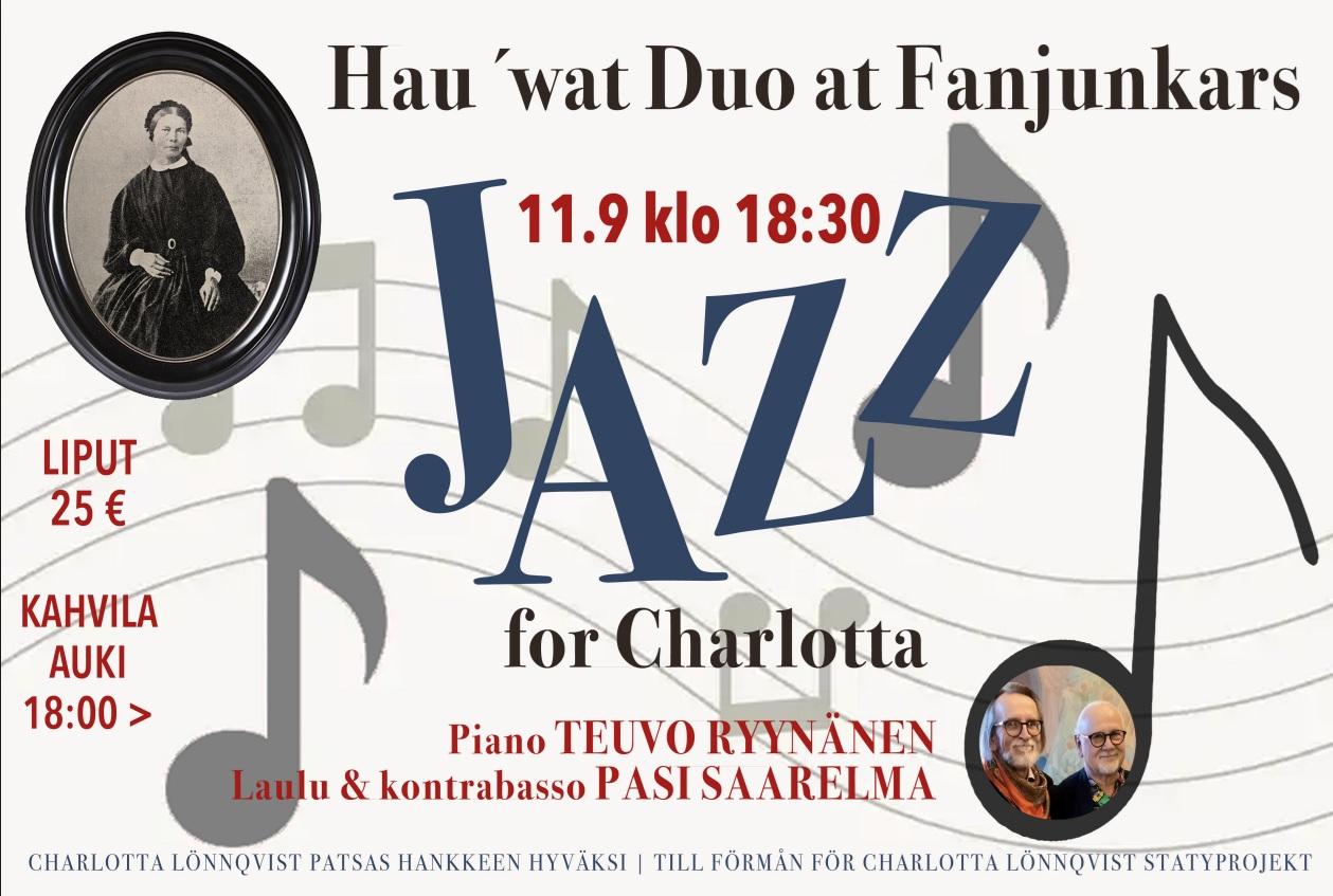 Jazzkonsertti 9 syyskuuta mainos